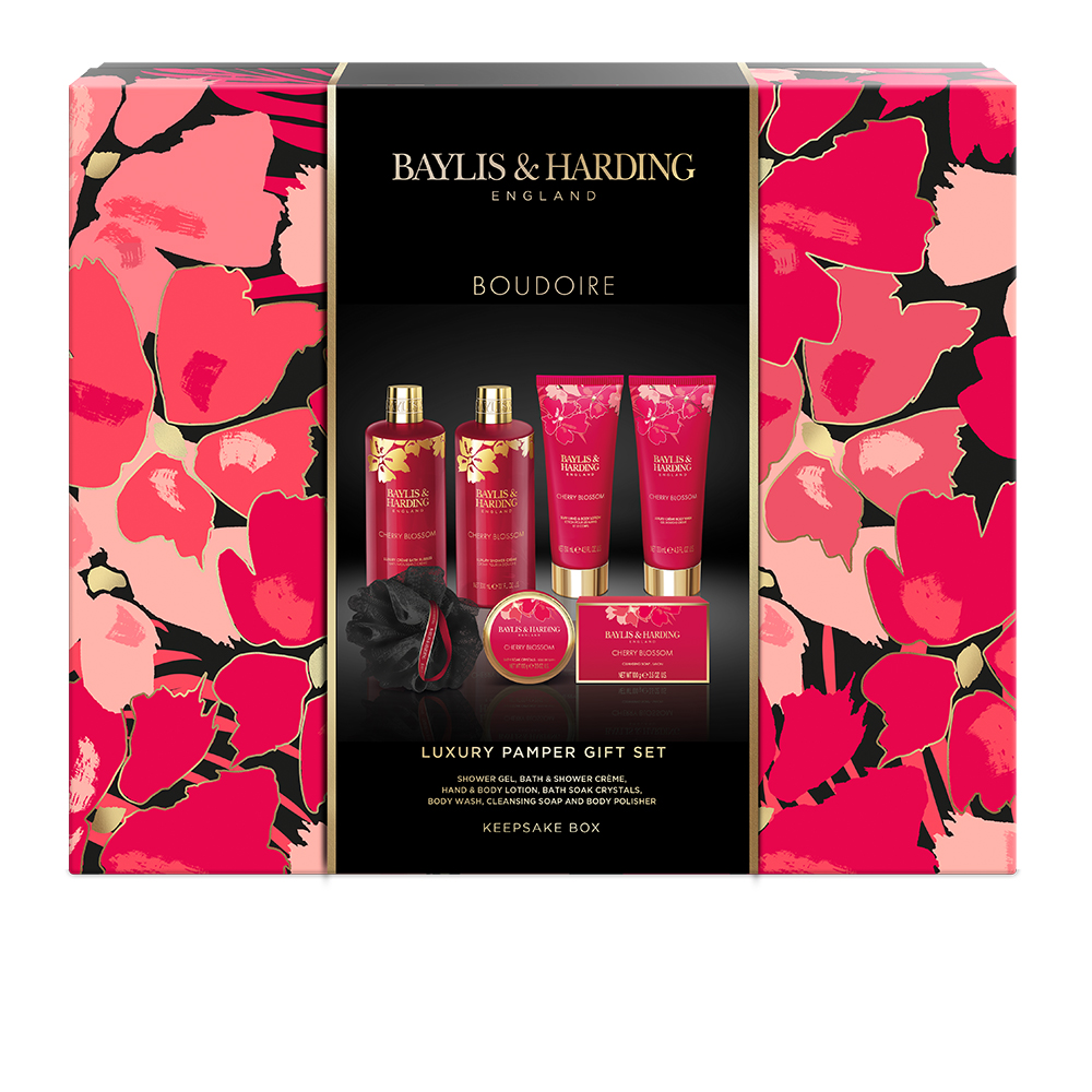 Baylis & Harding Boudoire Dárková sada péče o tělo Třešňový květ 7 ks Baylis & Harding