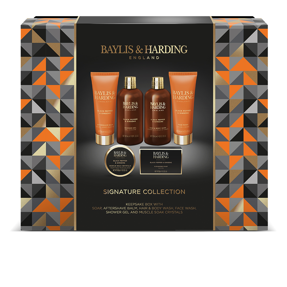 Baylis & Harding Pánská dárková sada péče o tělo Černý pepř & ženšen 6 ks Baylis & Harding