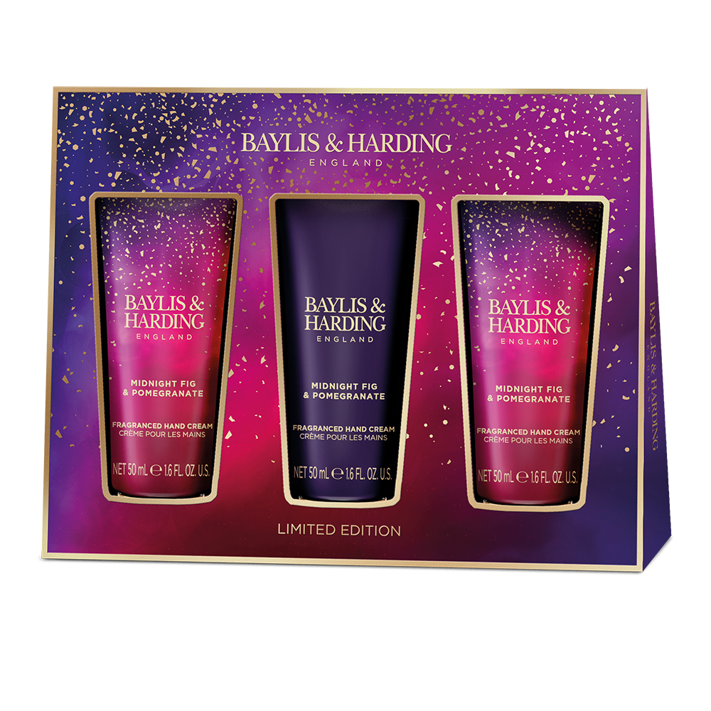 Baylis & Harding Sada krémů na ruce fík a granátové jablko 3x50 ml Baylis & Harding