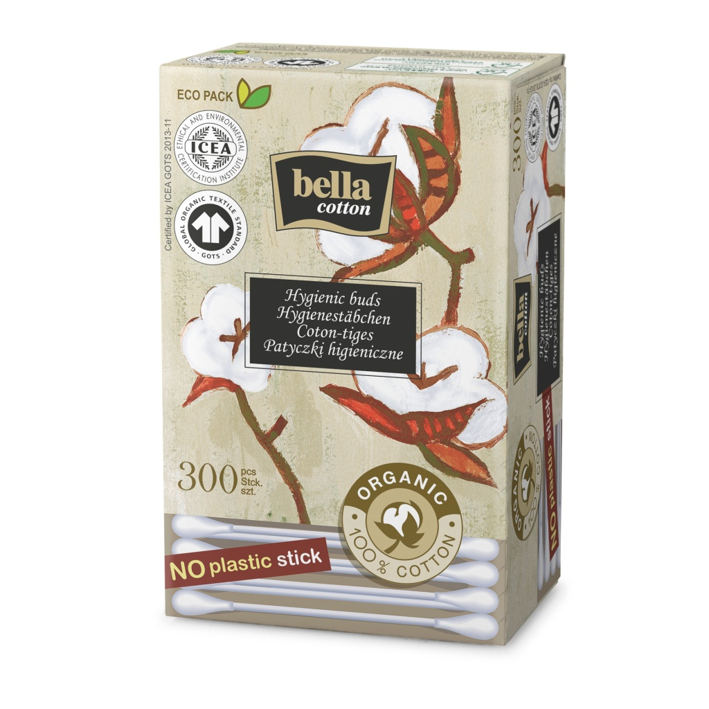 Bella BIO Hygienické papírové tyčinky 300 ks Bella