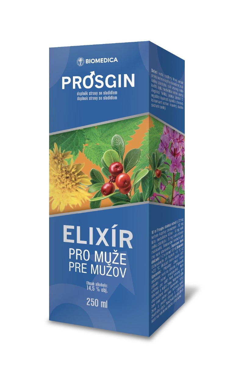 Biomedica Prosgin Elixír pro muže 250 ml Biomedica