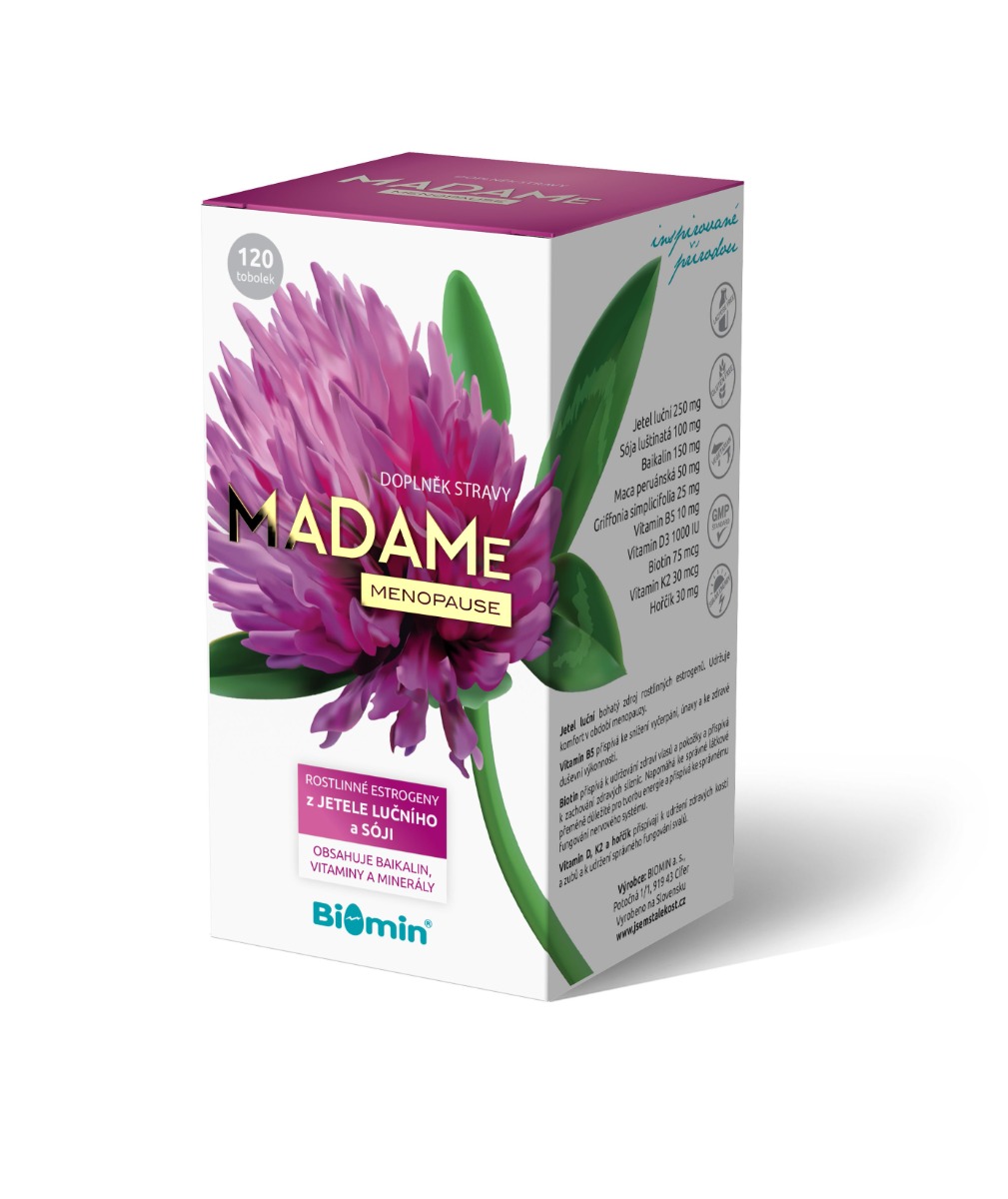 Biomin MADAMe Menopause 120 tobolek Biomin