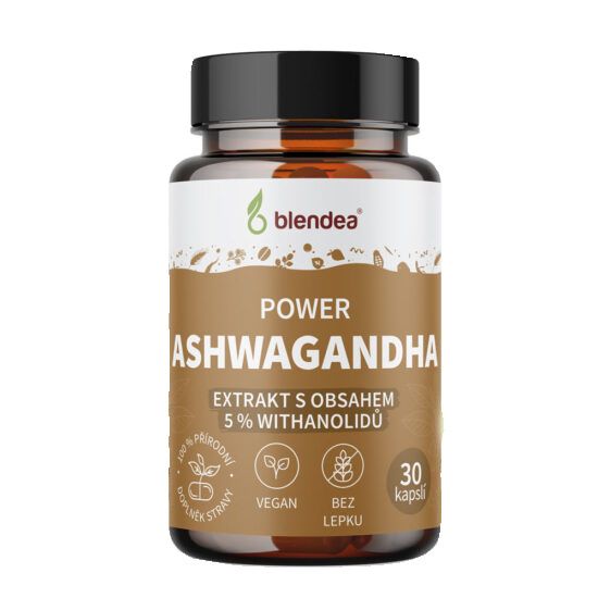 Blendea Power Ashwagandha 30 kapslí Blendea