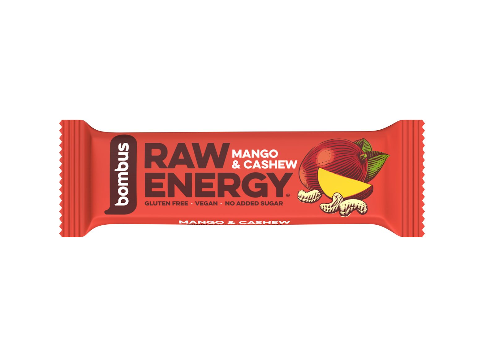 Bombus Raw Energy Tyčinka Mango + cashew 50 g Bombus