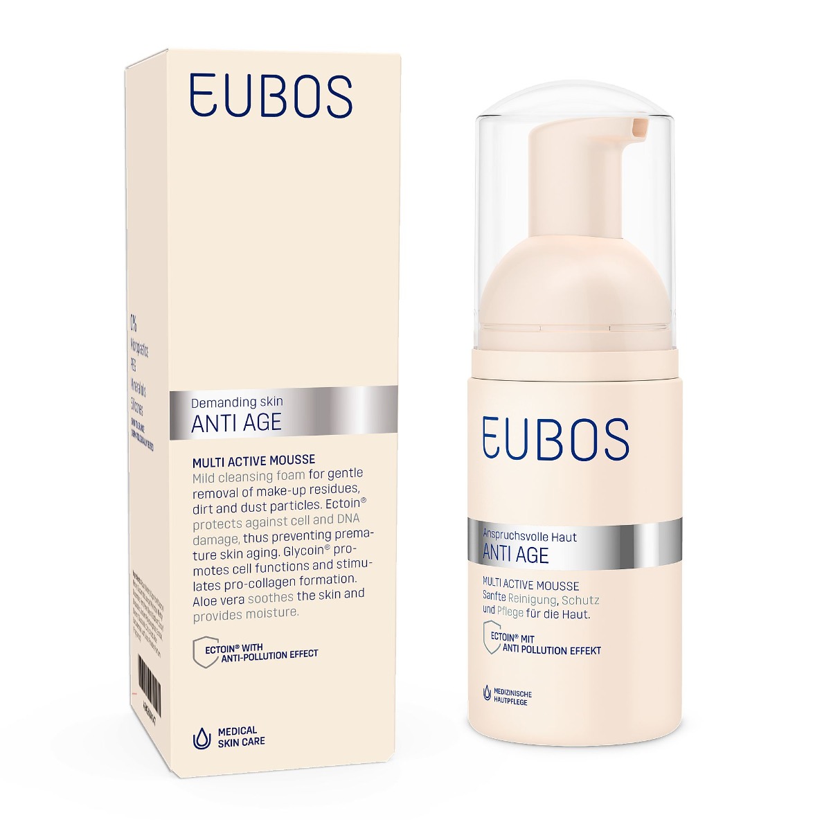 EUBOS Anti Age Hyaluron čisticí pěna 100 ml EUBOS