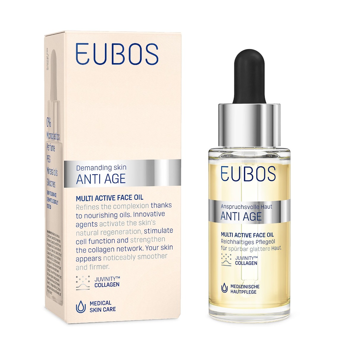 EUBOS Anti Age Hyaluron vyživující pleťový olej 30 ml EUBOS
