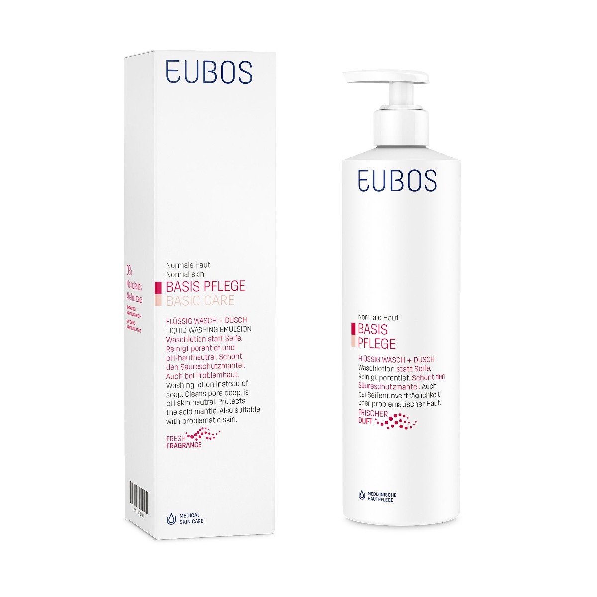 EUBOS Basic Care Čisticí emulze červená 400 ml EUBOS