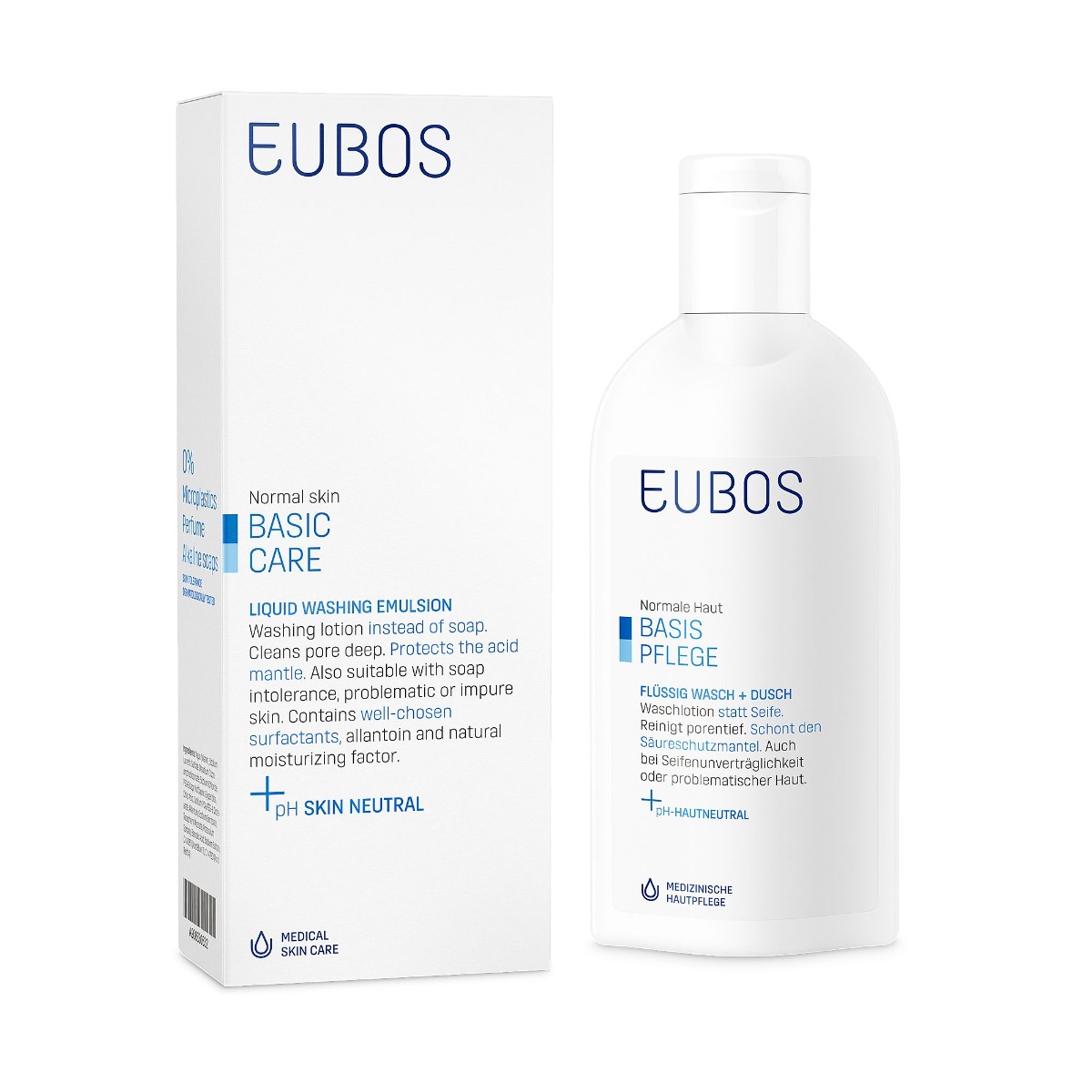 EUBOS Basic Care Čisticí emulze modrá 200 ml EUBOS