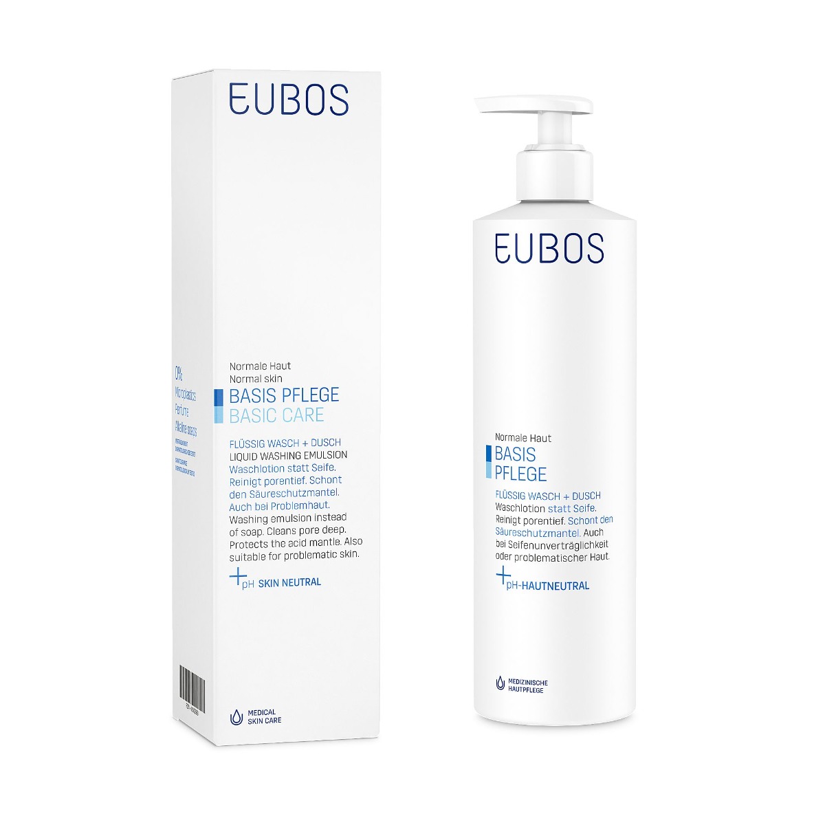 EUBOS Basic Care Čisticí emulze modrá 400 ml EUBOS