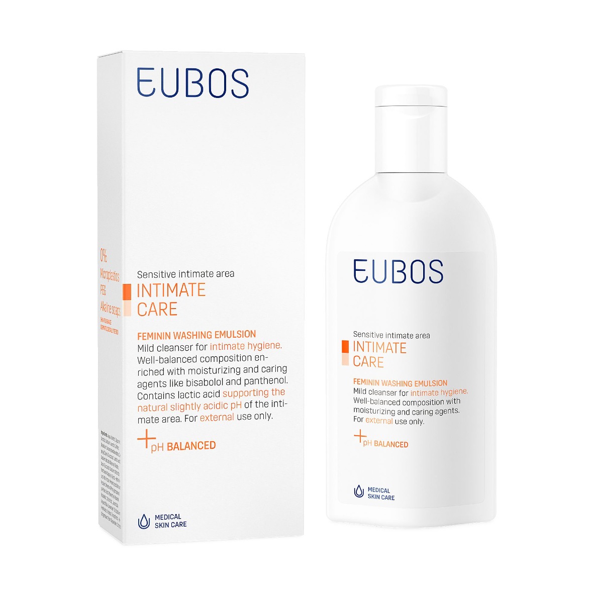 EUBOS Basic Care Intimní mycí gel 200 ml EUBOS