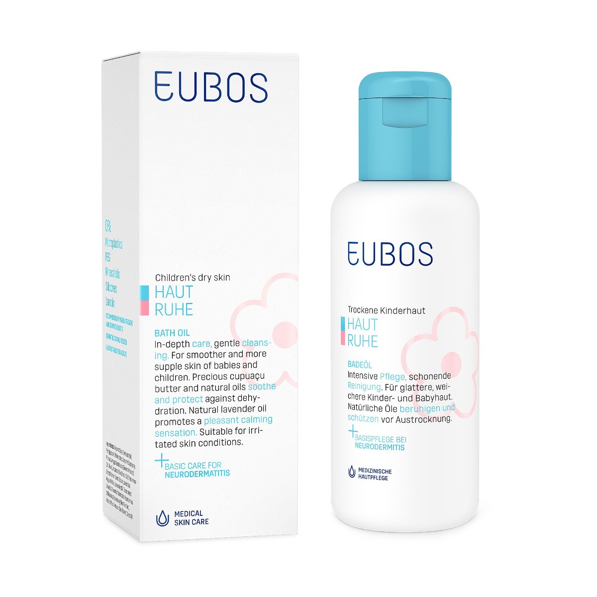 EUBOS Dětská péče olej do koupele 125 ml EUBOS