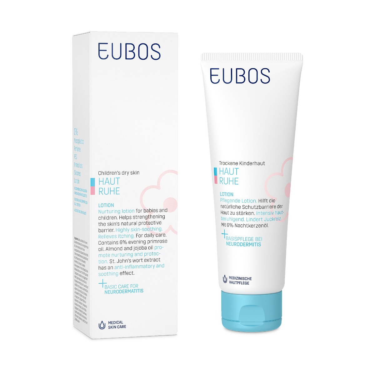 EUBOS Dětská péče tělové mléko 125 ml EUBOS