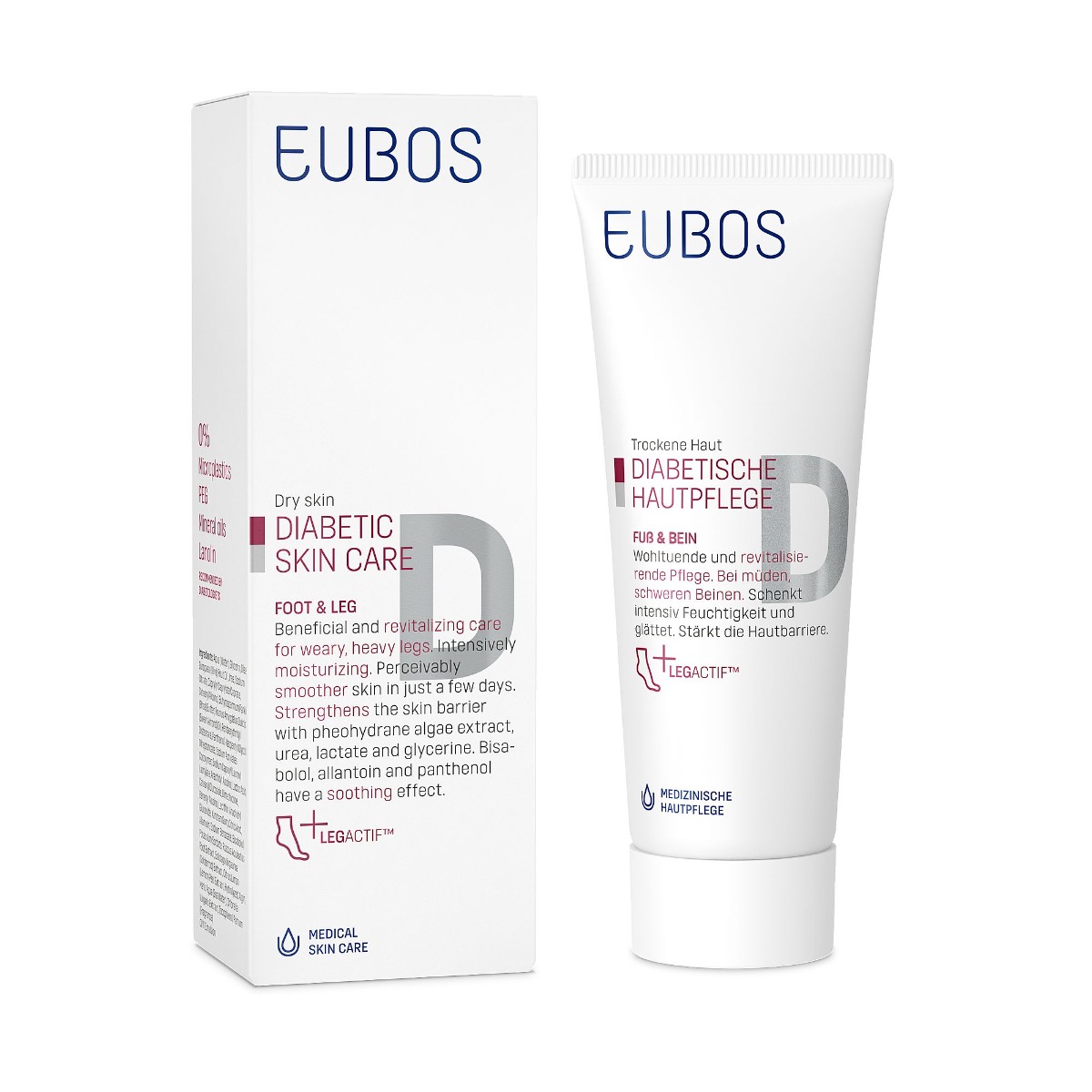 EUBOS Diabetic Skin Care krém na nohy 100 ml EUBOS