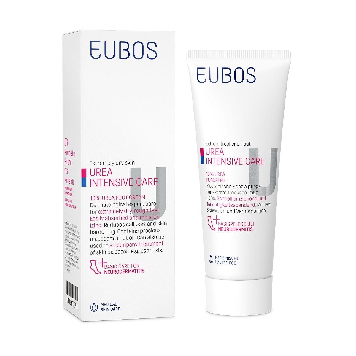 EUBOS Urea 10% krém na nohy 100 ml EUBOS