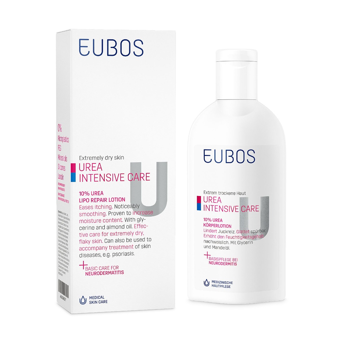 EUBOS Urea 10% tělové mléko 200 ml EUBOS