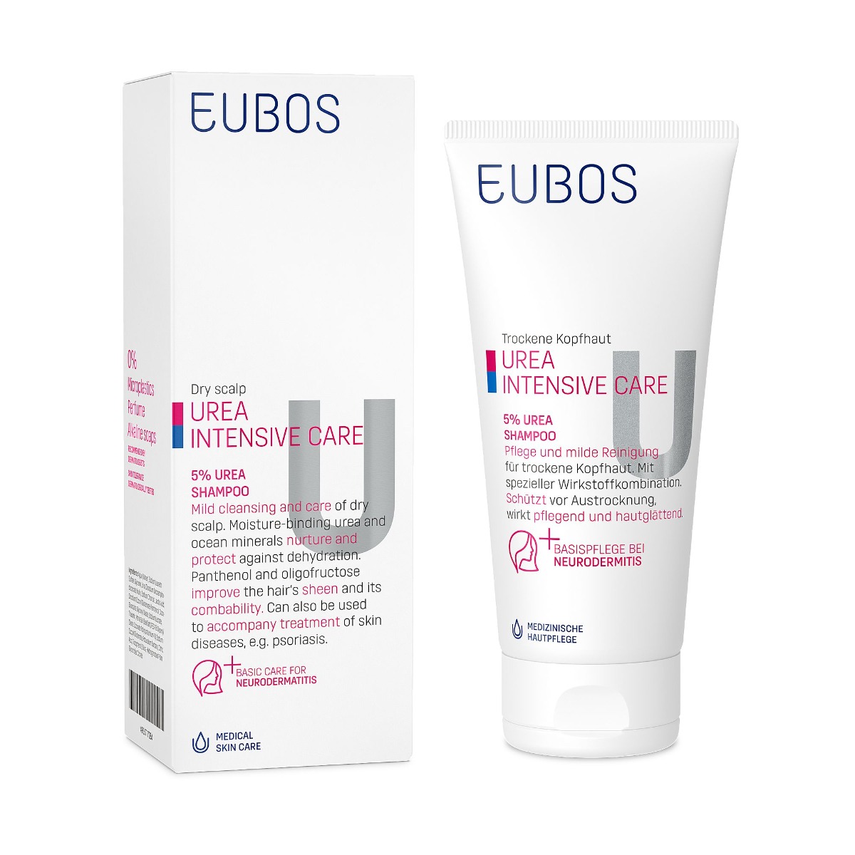 EUBOS Urea 5% šampon 200 ml EUBOS