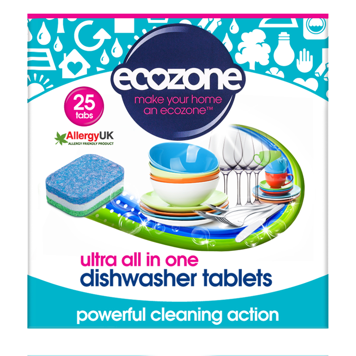 Ecozone Tablety do myčky Ultra 25 ks Ecozone