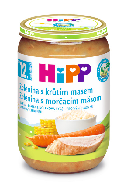 Hipp BIO Zelenina s krůtím masem 220 g Hipp