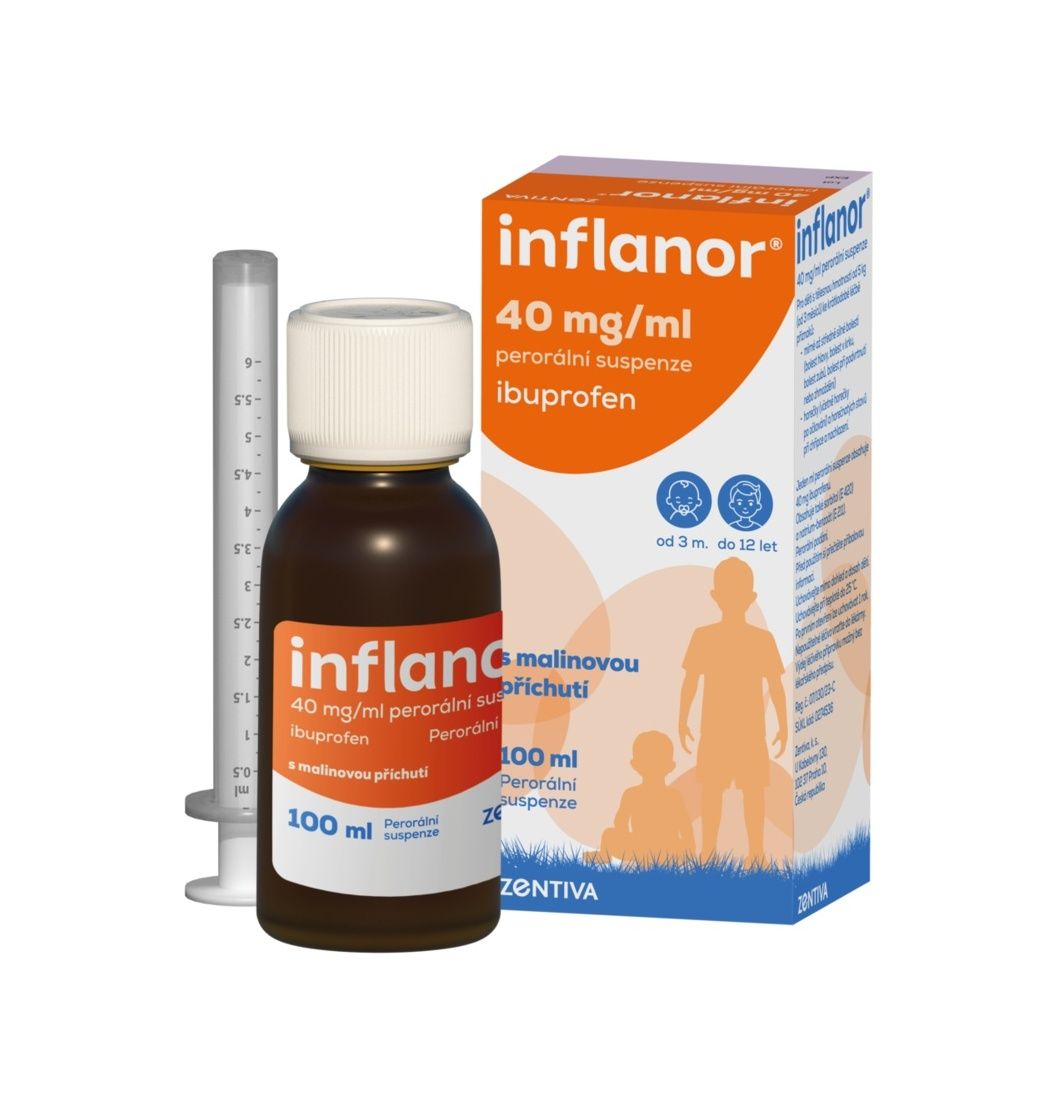 Inflanor 40 mg/ml perorální suspenze 100 ml Inflanor