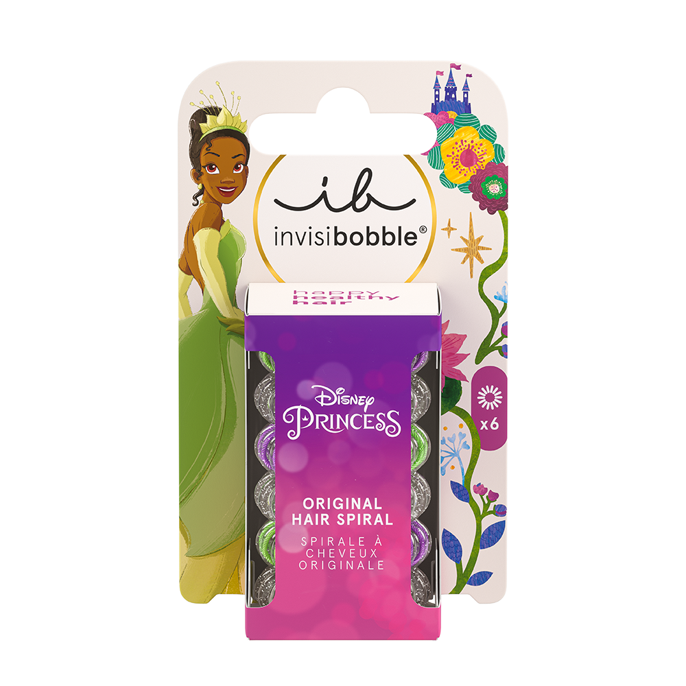 Invisibobble Kids Original Disney Tiana gumičky do vlasů 6 ks Invisibobble