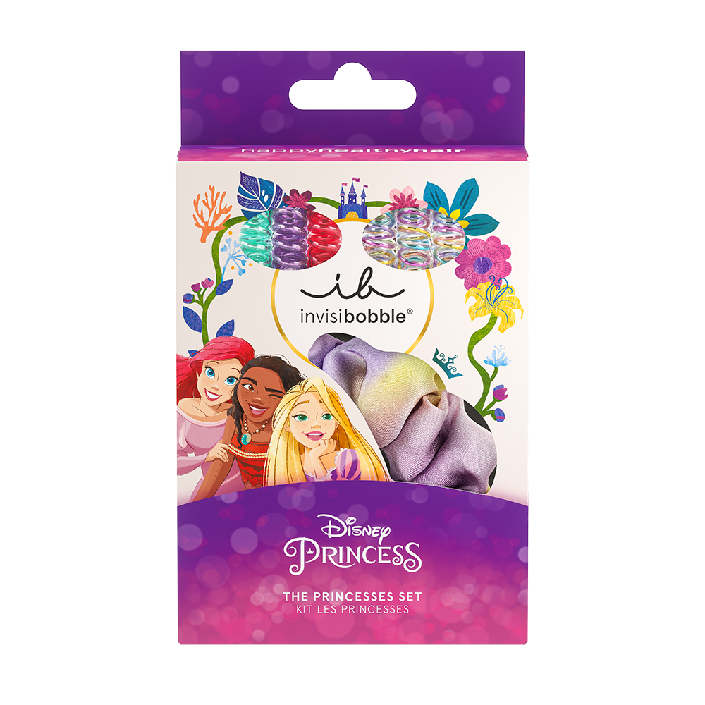 Invisibobble Kids set Disney The Princesses gumičky do vlasů 7 ks Invisibobble