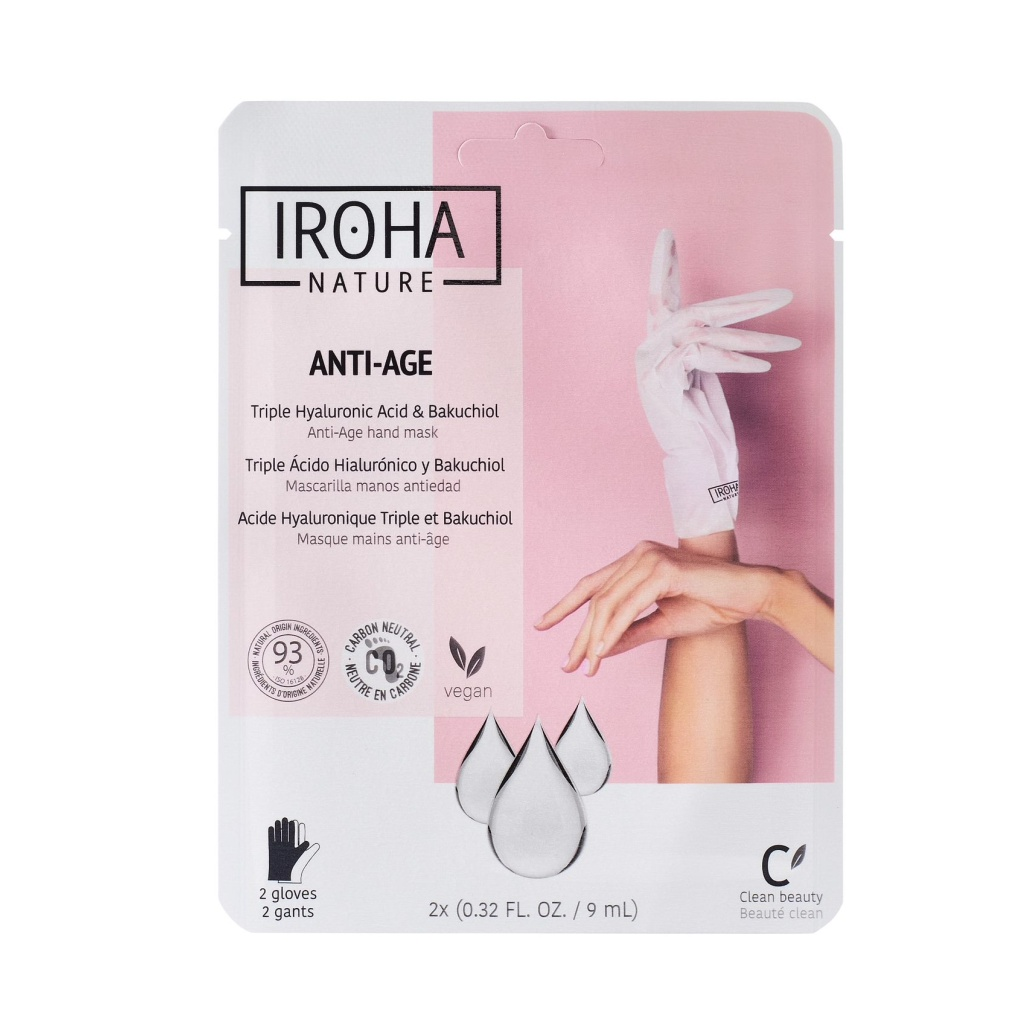 Iroha nature ANTI-AGE rukavice na ruce 1 pár Iroha nature