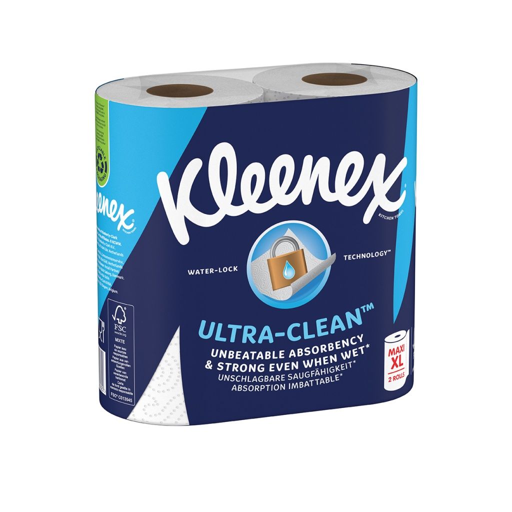 Kleenex Ultra Clean kuchyňské utěrky XL 2 ks Kleenex