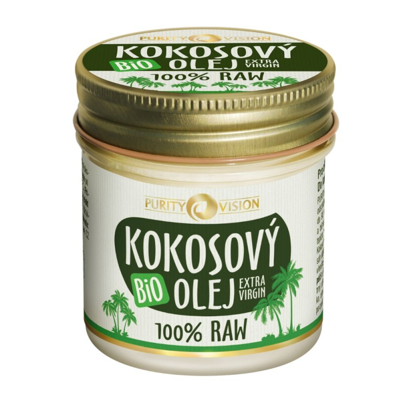 Purity Vision Raw BIO Kokosový olej 120 ml Purity Vision