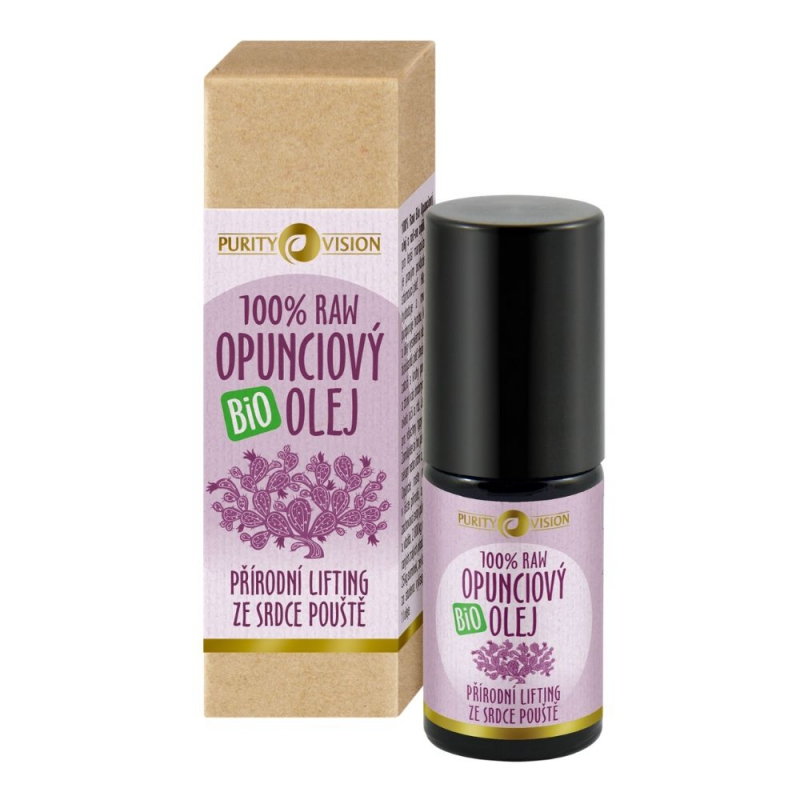 Purity Vision Raw BIO Opunciový olej roll-on 5 ml Purity Vision