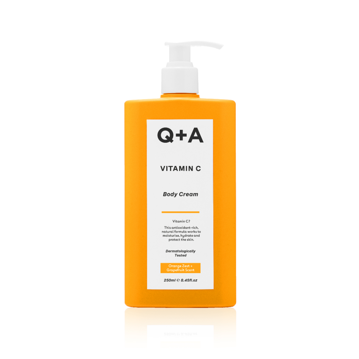 Q+A Tělový krém s vitaminem C 250 ml Q+A