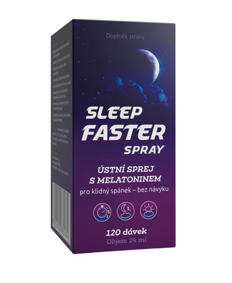 Sleep Faster Ústní sprej s melatoninem 24 ml Sleep Faster