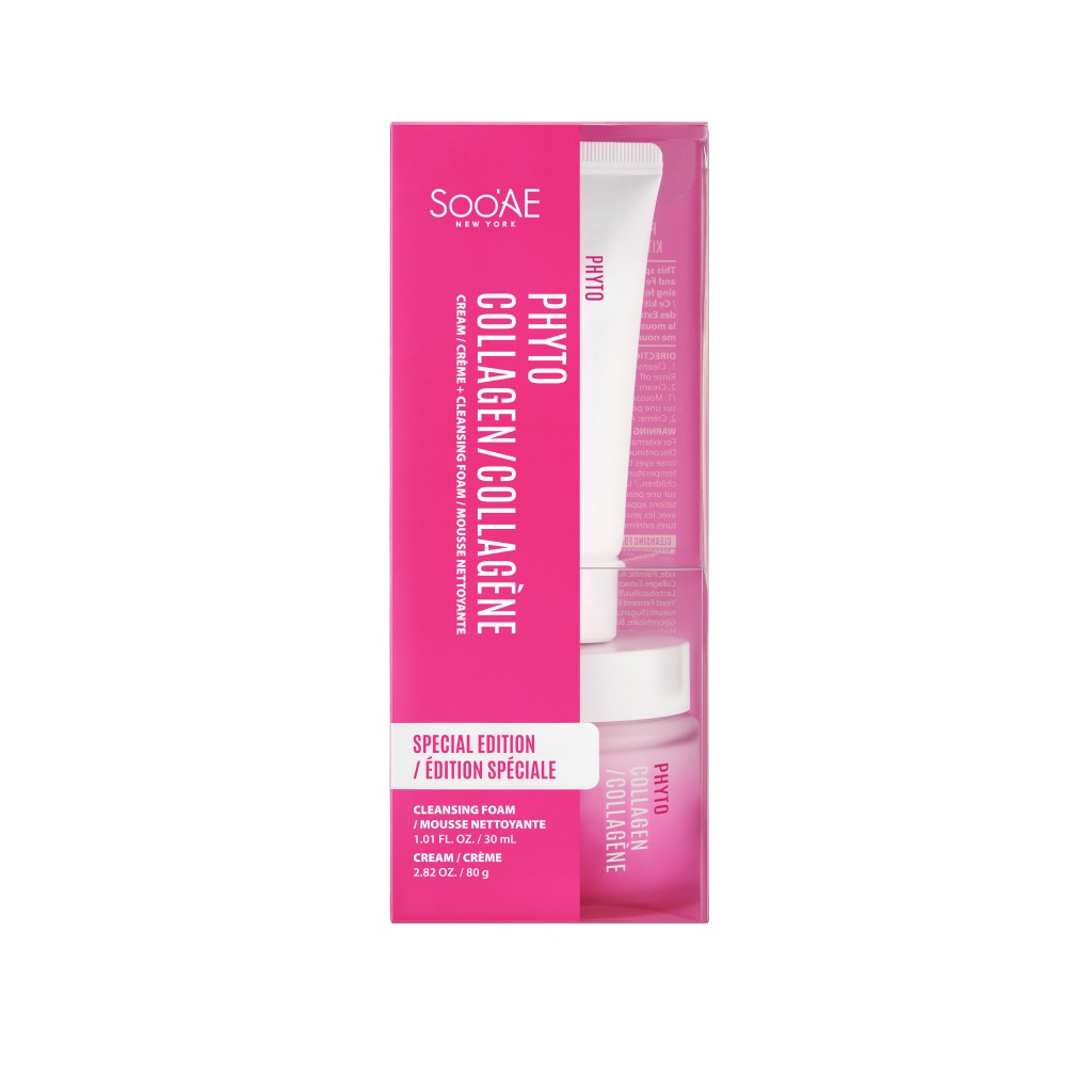 Soo'AE Phyto Collagen Sada krém & čistící pěna 80g+30ml Soo'AE