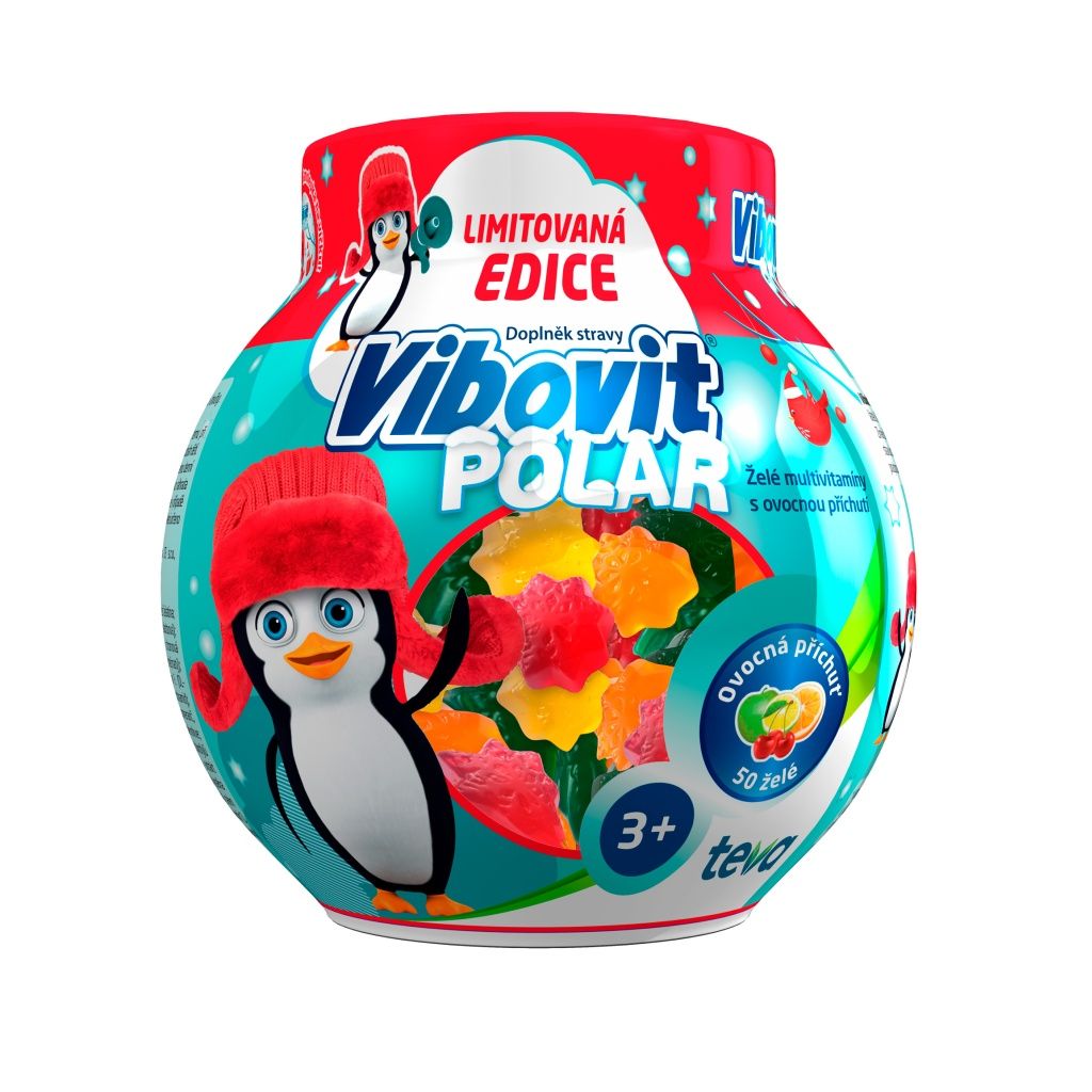 Vibovit Polar želé multivitamíny 50 ks Vibovit