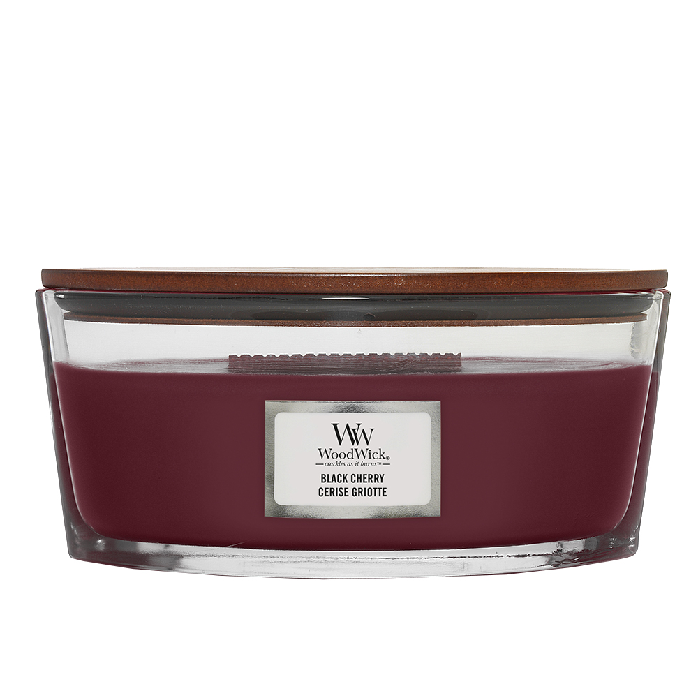 Wood Wick Vonná svíčka Black Cherry 453