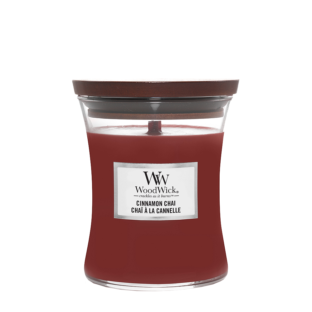 Wood Wick Vonná svíčka Cinnamon Chai 275 g Wood Wick