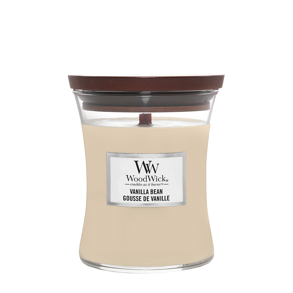 Wood Wick Vonná svíčka Vanilla Bean 275 g Wood Wick