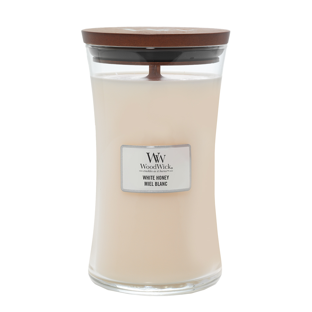 Wood Wick Vonná svíčka White Honey 609 g Wood Wick