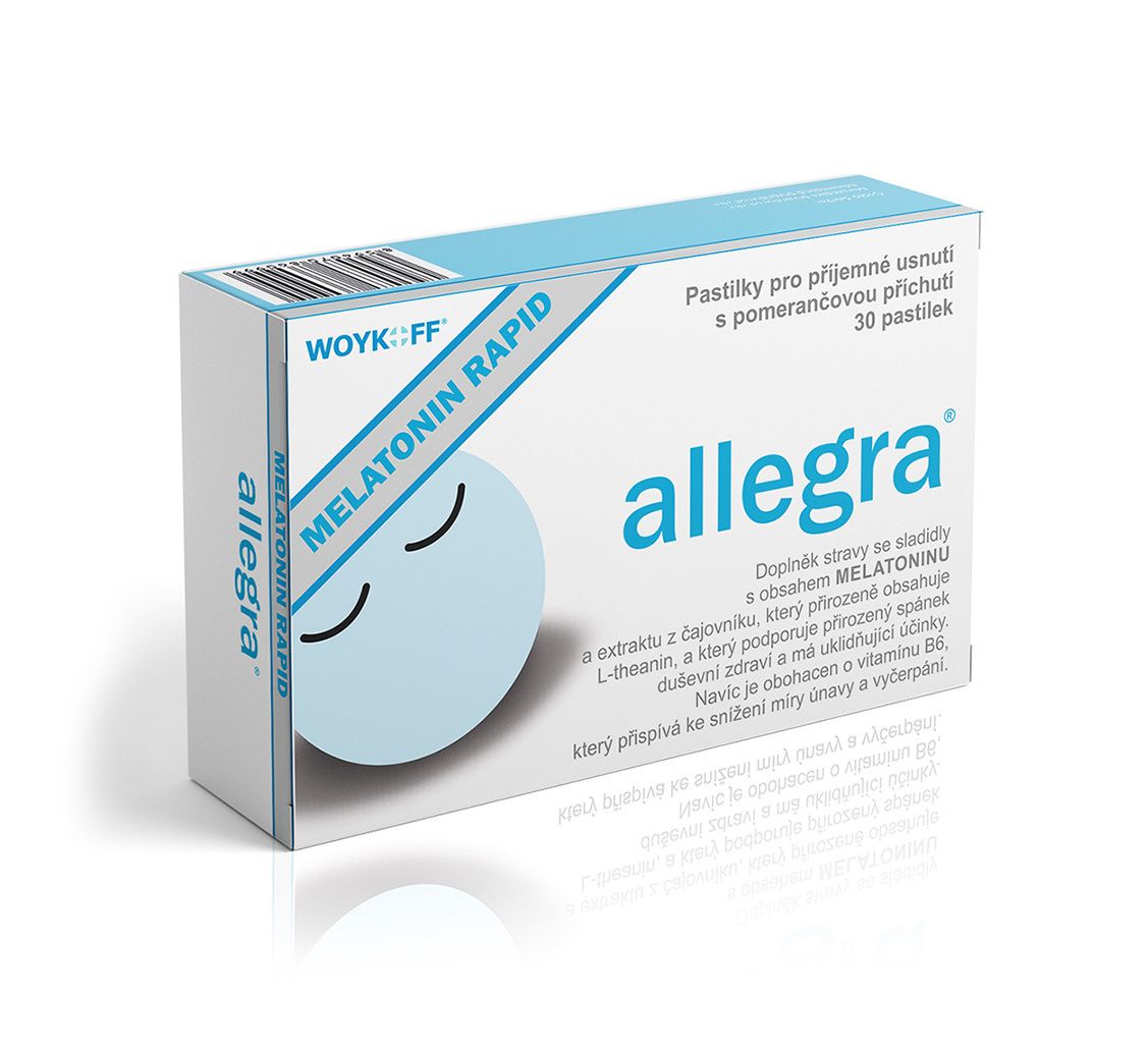 Woykoff allegra MELATONIN RAPID 30 pastilek Woykoff