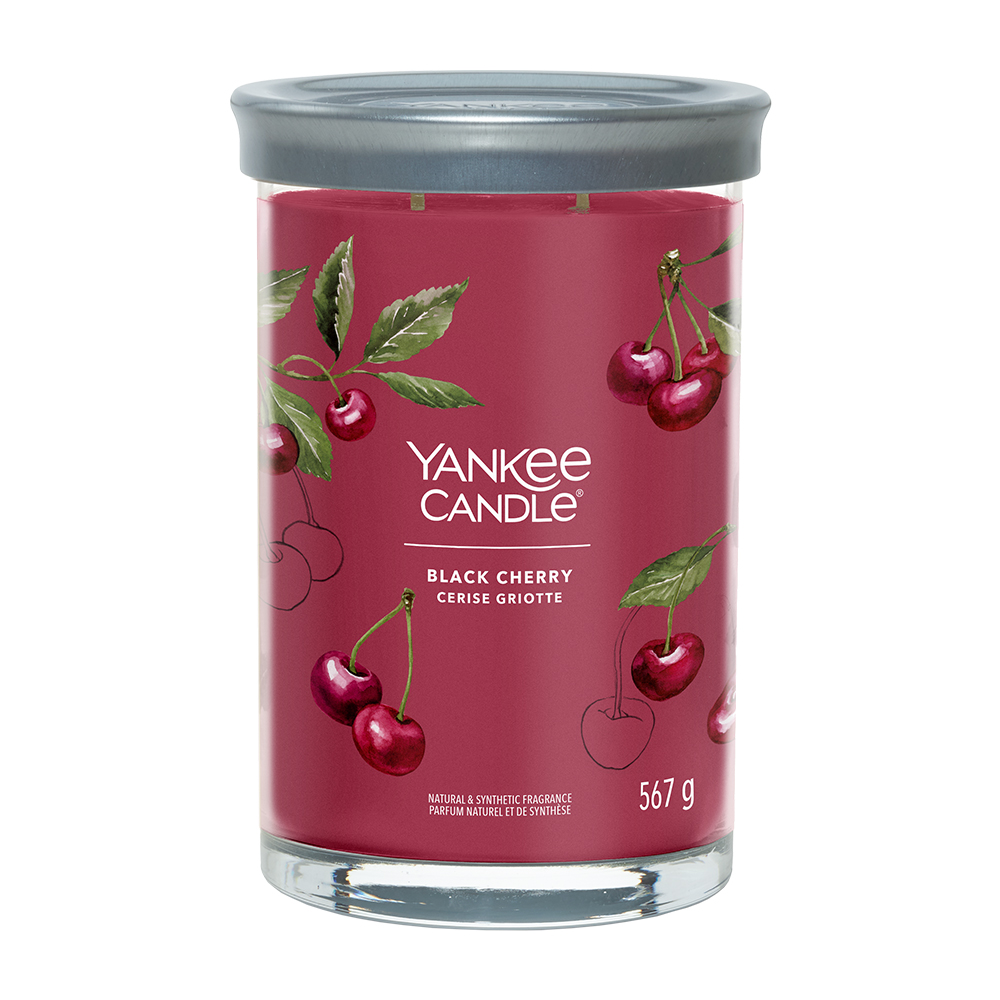 Yankee Candle Vonná svíčka Black Cherry tumbler 2 knoty 567 g Yankee Candle