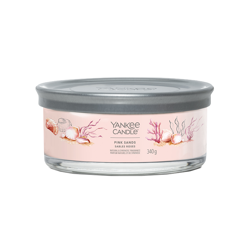 Yankee Candle Vonná svíčka Pink Sands tumbler 5 knotů 340 g Yankee Candle