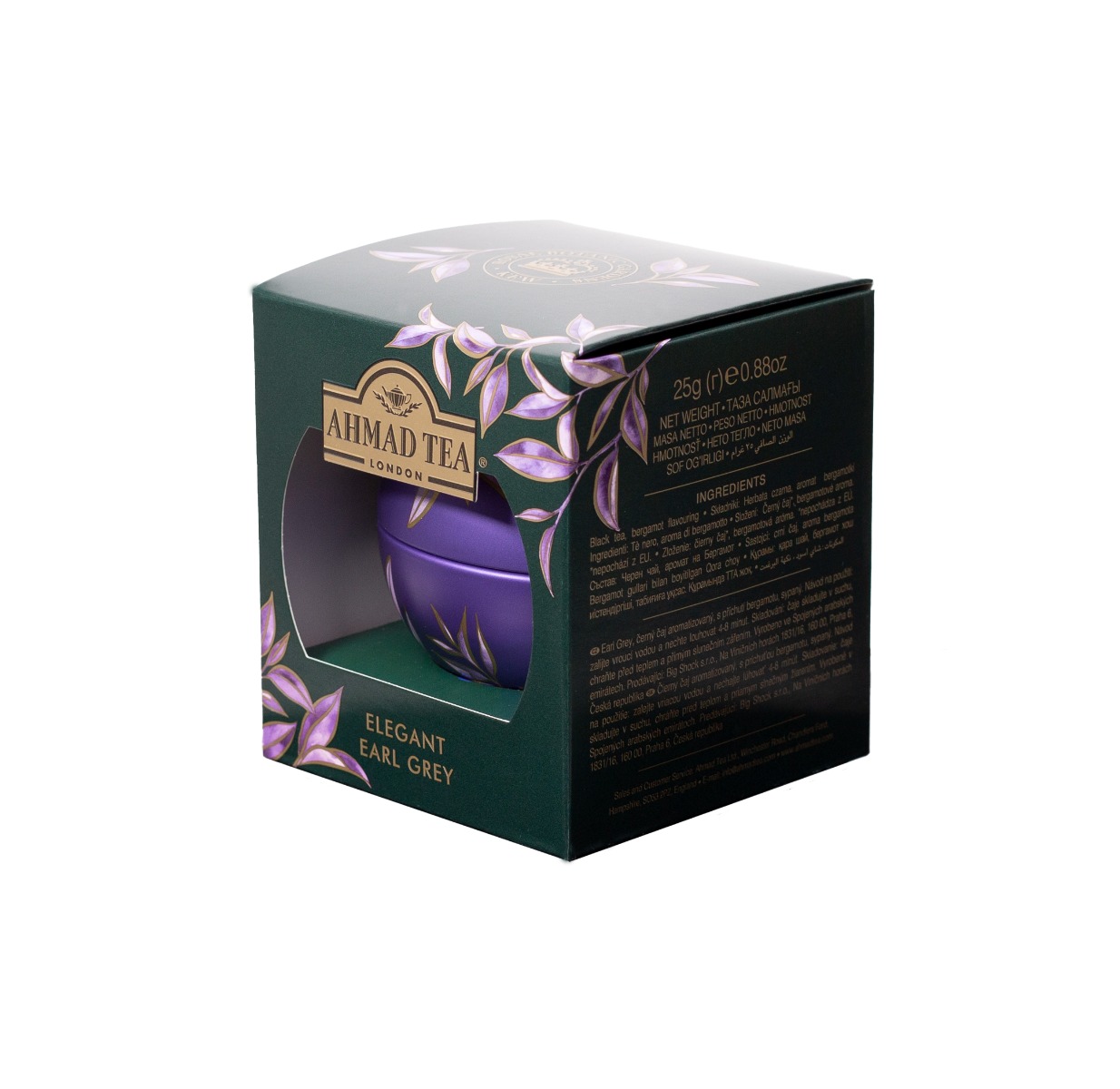 Ahmad Tea Elegant Earl Grey sypaný čaj 25 g Ahmad Tea