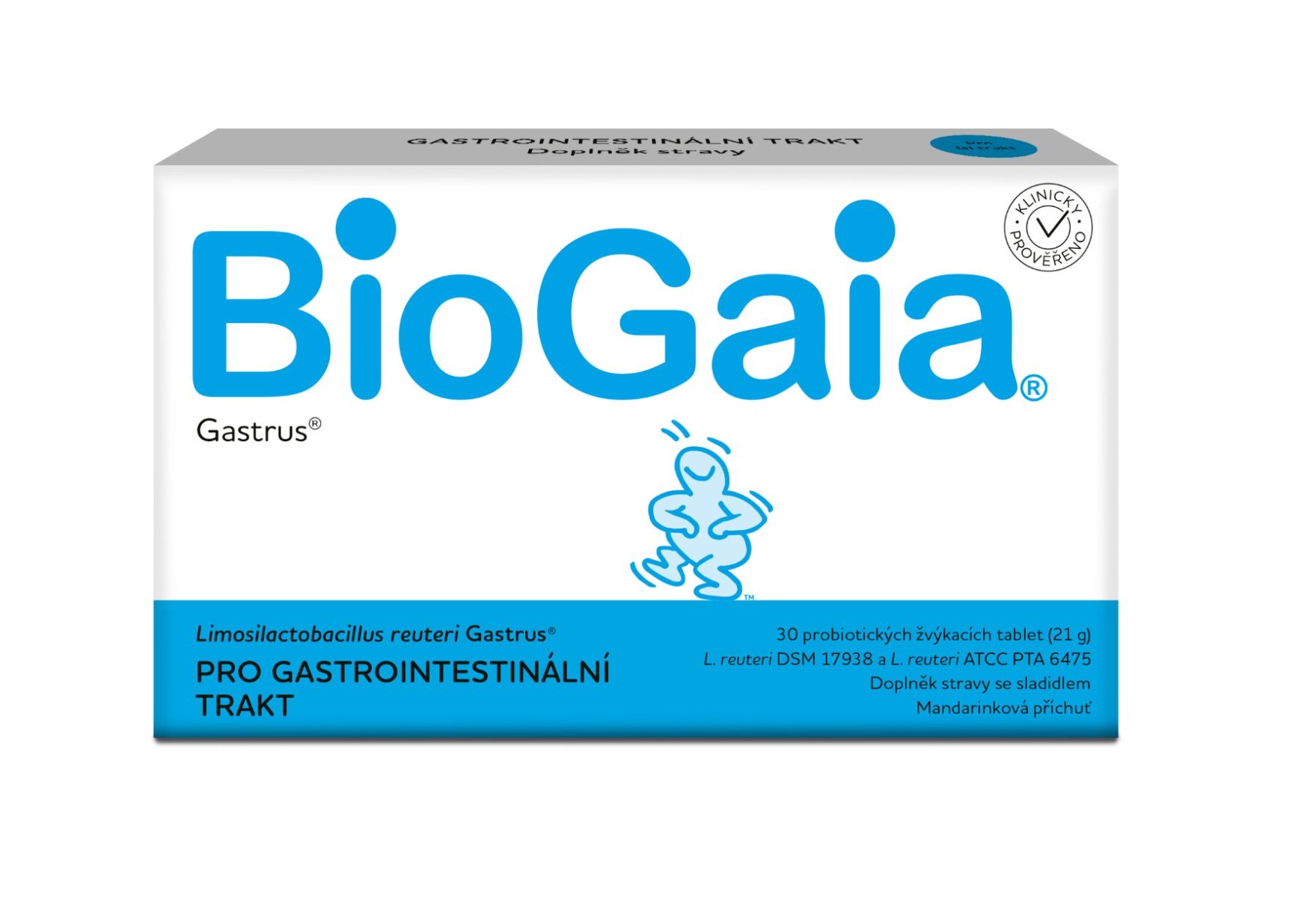 Biogaia Gastrus 30 probiotických žvýkacích tablet Biogaia