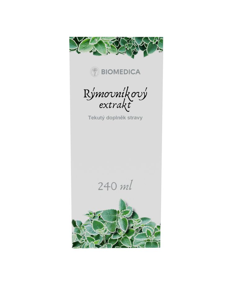 Biomedica Rýmovníkový extrakt 240 ml Biomedica