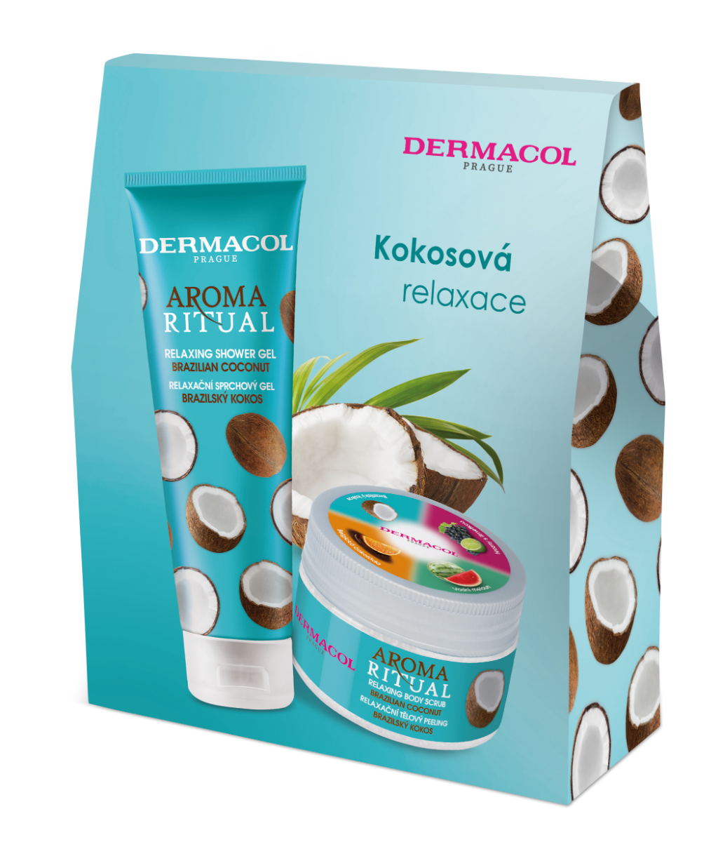 Dermacol Aroma Ritual Kokosová relaxace dárková sada Dermacol