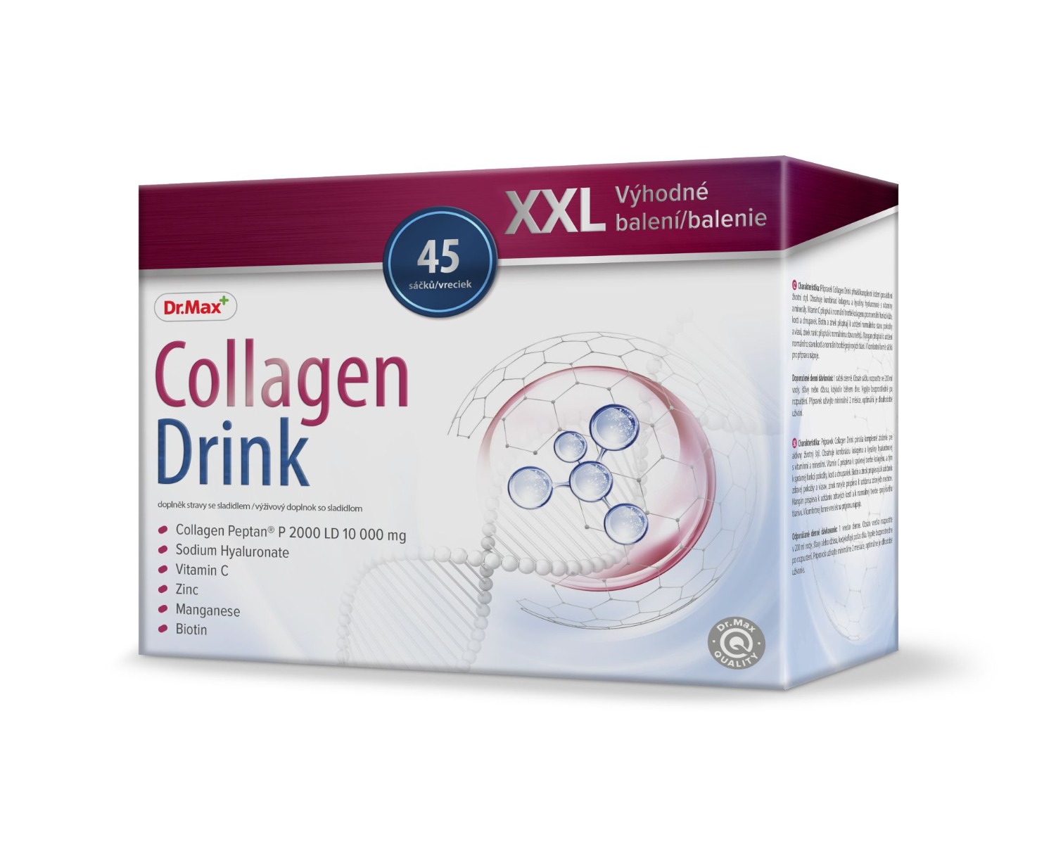 Dr. Max Collagen Drink XXL 45 sáčků Dr. Max