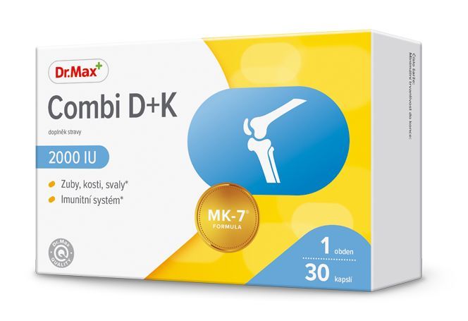 Dr. Max Combi D + K 2000 IU 30 kapslí Dr. Max