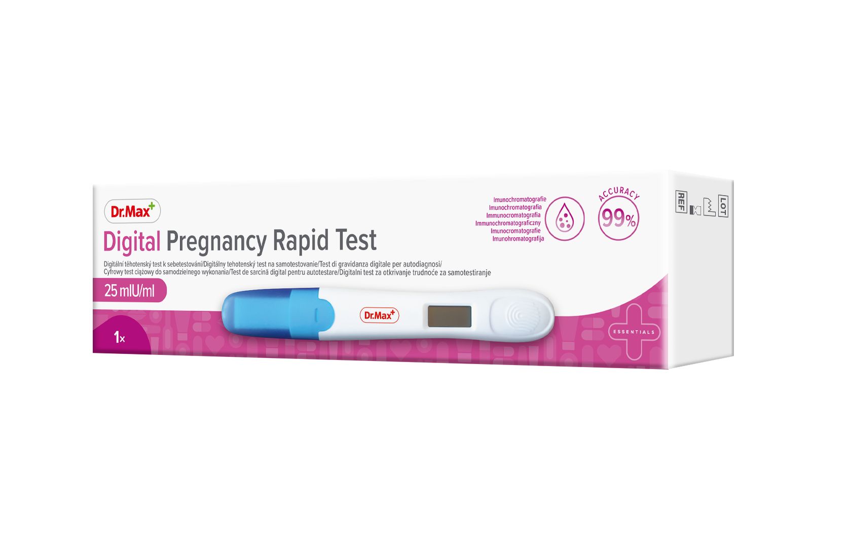 Dr. Max Digital Pregnancy Rapid Test těhotenský test 1 ks Dr. Max