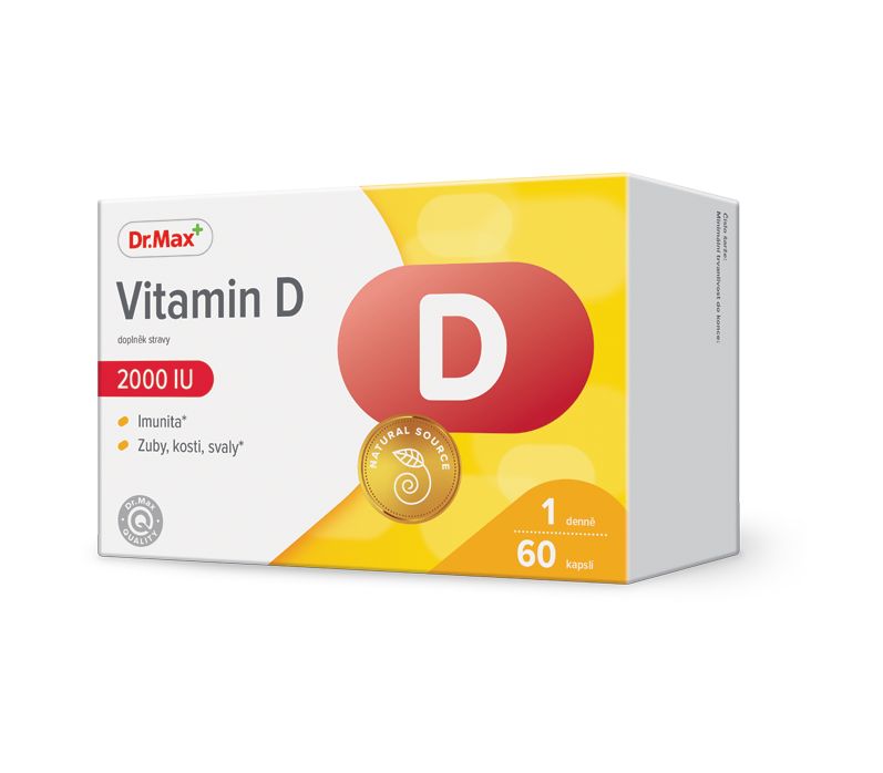 Dr. Max Vitamin D 2000 I.U. 60 kapslí Dr. Max