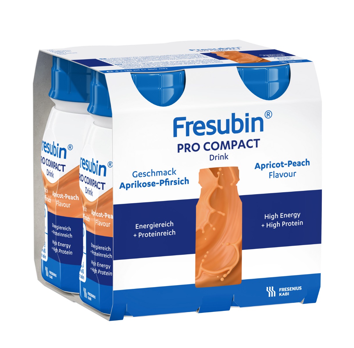 Fresubin PRO COMPACT DRINK příchuť meruňko-broskvová 4x125 ml Fresubin