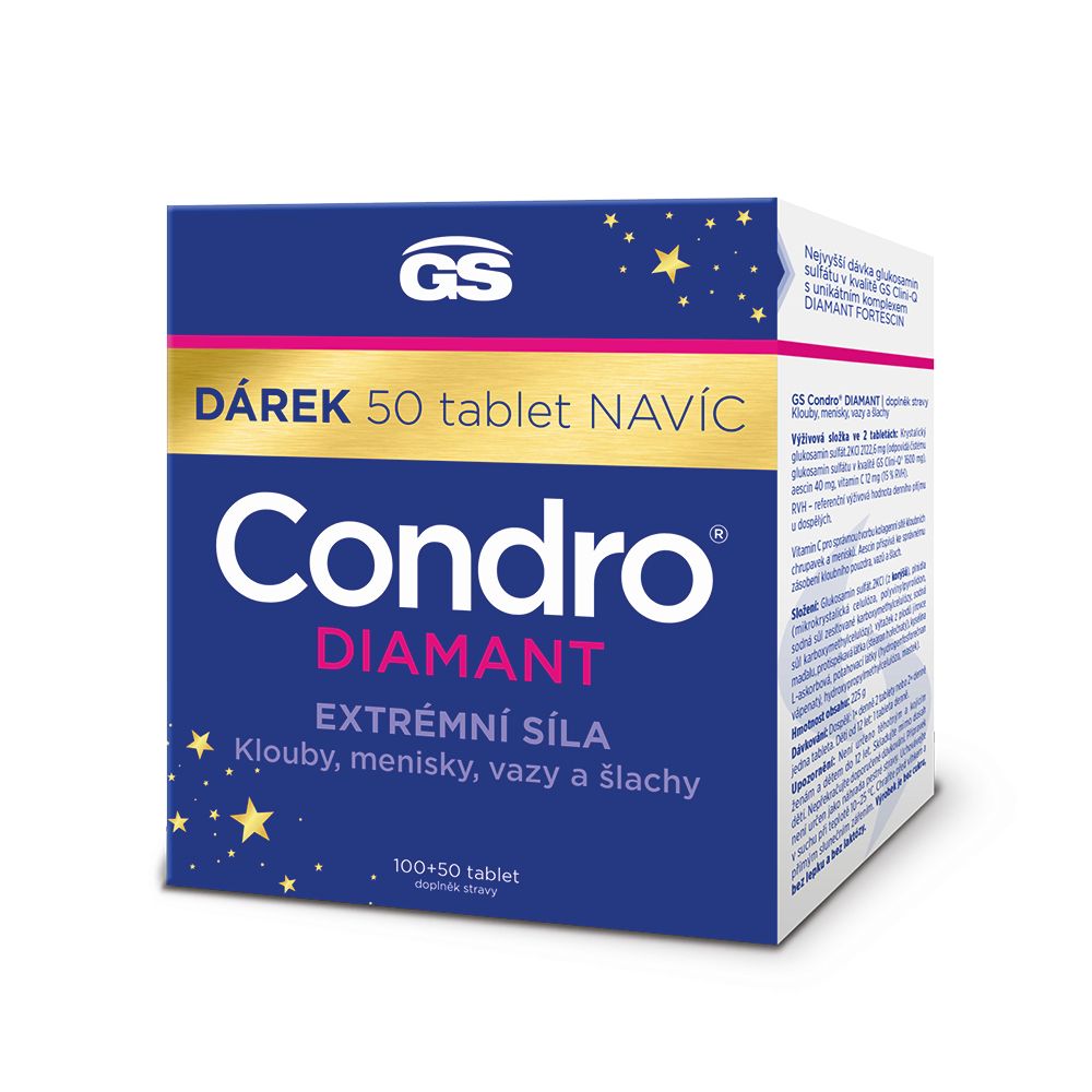 GS Condro Diamant 100+50 tablet dárkové balení 2023 GS
